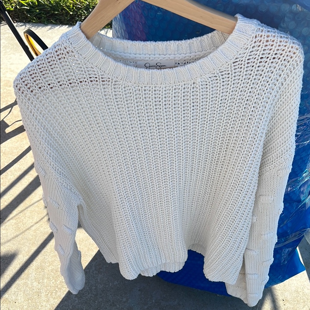 White Knit Sweater